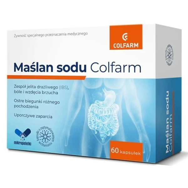 Maślan sodu, Colfarm, 60 kapsułek