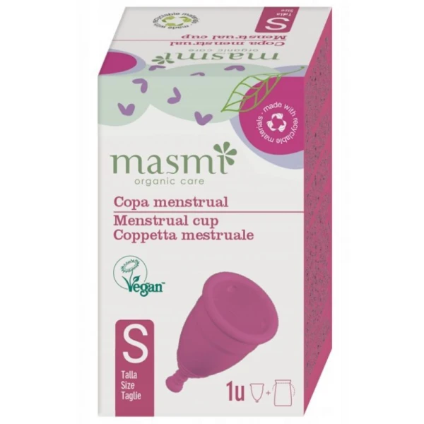 Masmi, kubeczek menstruacyjny, rozmiar S, 1 sztuka