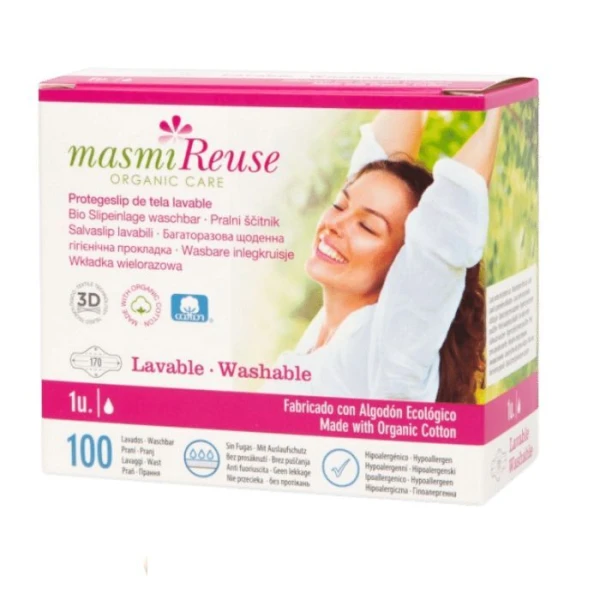 Masmi Organic Care, wkładka wielorazowa, 1 sztuka