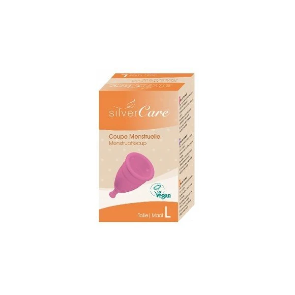 Masmi Silver Care, kubeczek menstruacyjny, rozmiar L, 1 sztuka
