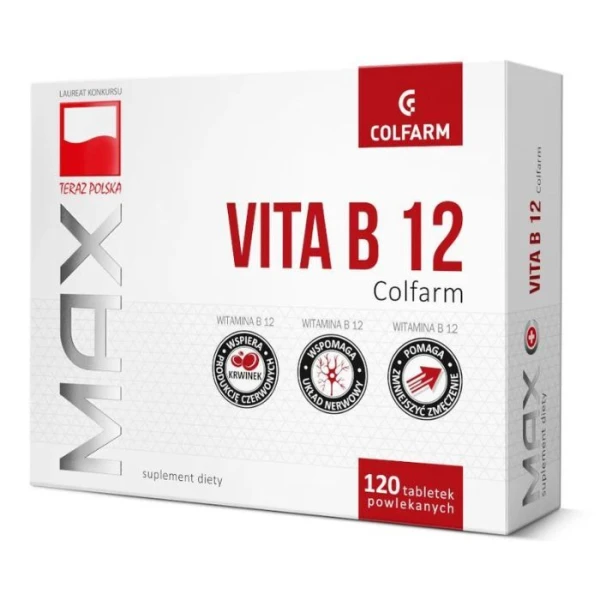Max Vita B12, 120 tabletek