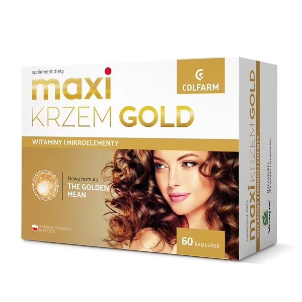 Maxi Krzem Gold, 60 kapsułek