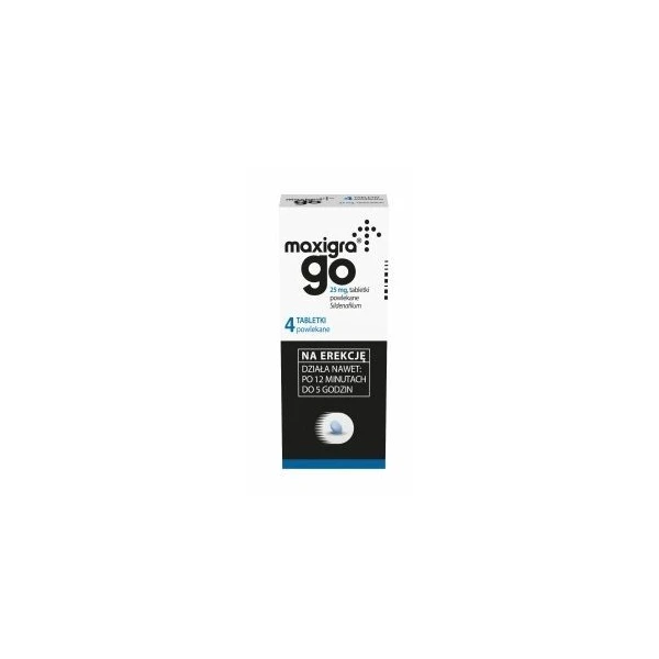 Maxigra Go 25mg, 4 tabletki powlekane