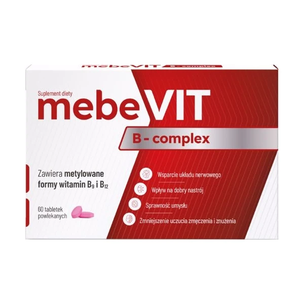 MebeVIT B-complex, 60 tabletek