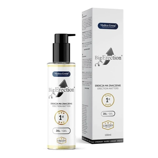 Medica Group, BigErection, pobudzający żel intymny dla mężczyzn, 150ml