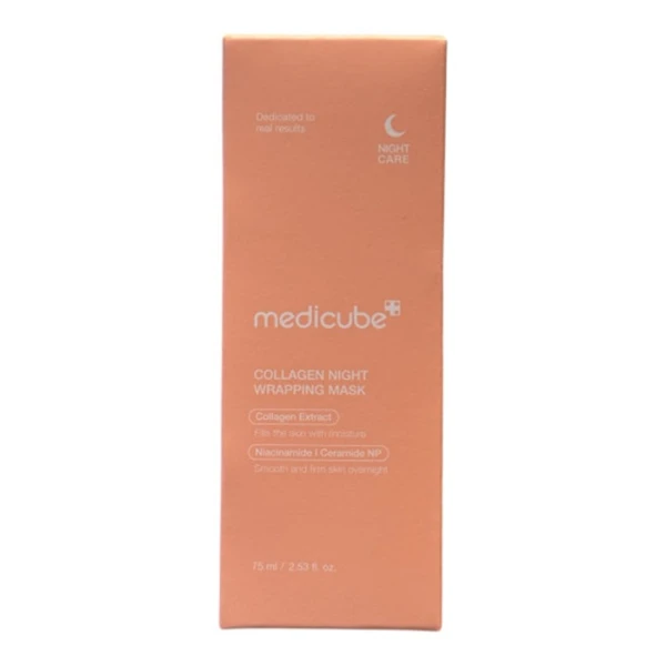 Medicube Collagen Night Wrapping Mask, kolagenowa maska otulająca na noc, 75ml