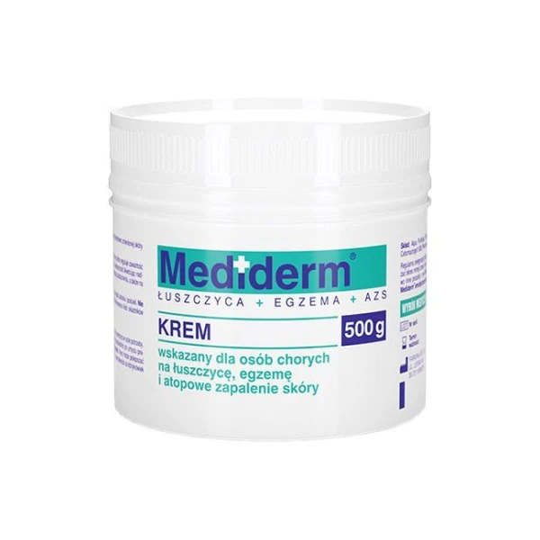 Mediderm Łuszczyca + Egzema + AZS, krem, od pierwszego miesiąca życia, 500g