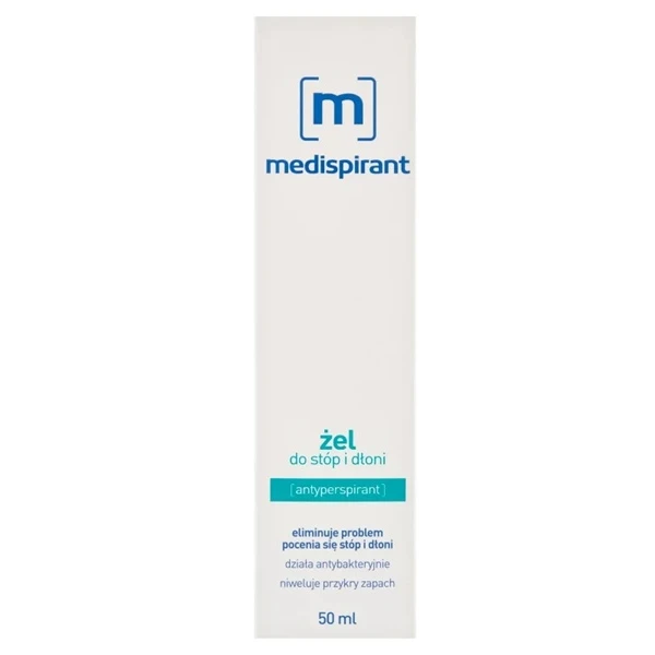 Medispirant, antyperspirant do stóp i dłoni, żel, 50ml