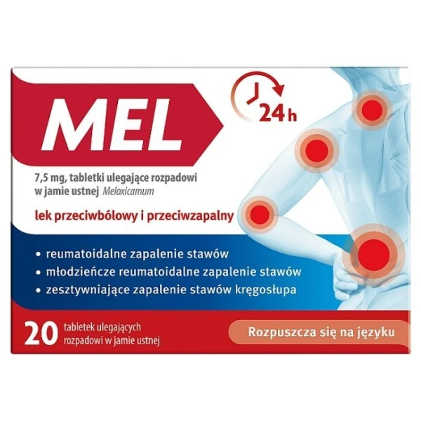 Mel 7,5mg, 20 tabletek