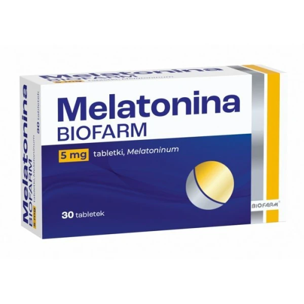 Melatonina Biofarm 5mg, 30 tabletek