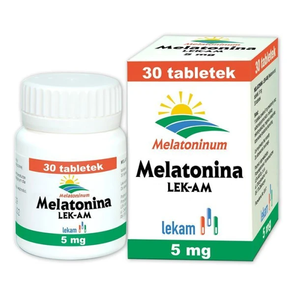 Melatonina LEK-AM 5mg, 30 tabletek