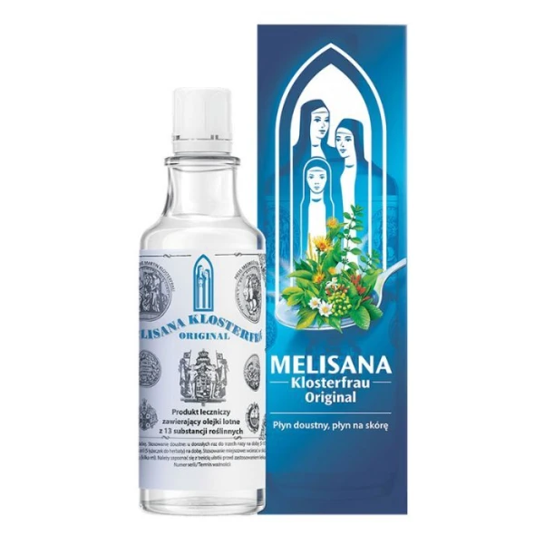 Melisana Klosterfrau Original, lek złożony, płyn doustny, płyn na skórę, 235ml