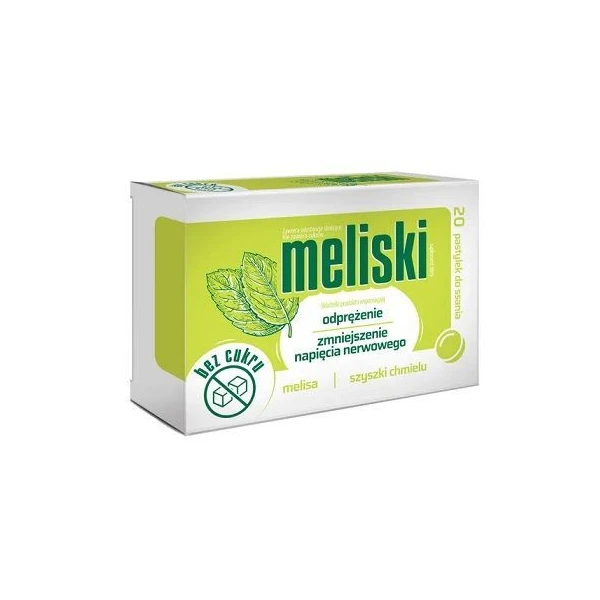 Meliski, 20 pastylek do ssania