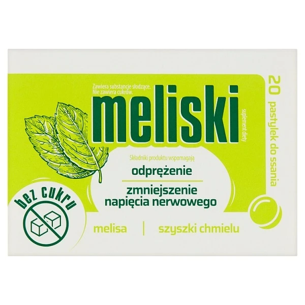 Meliski, 20 pastylek do ssania