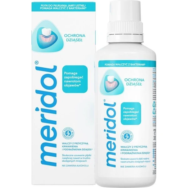 Meridol Ochrona Dziąseł, płyn do płukania jamy ustnej, 400ml