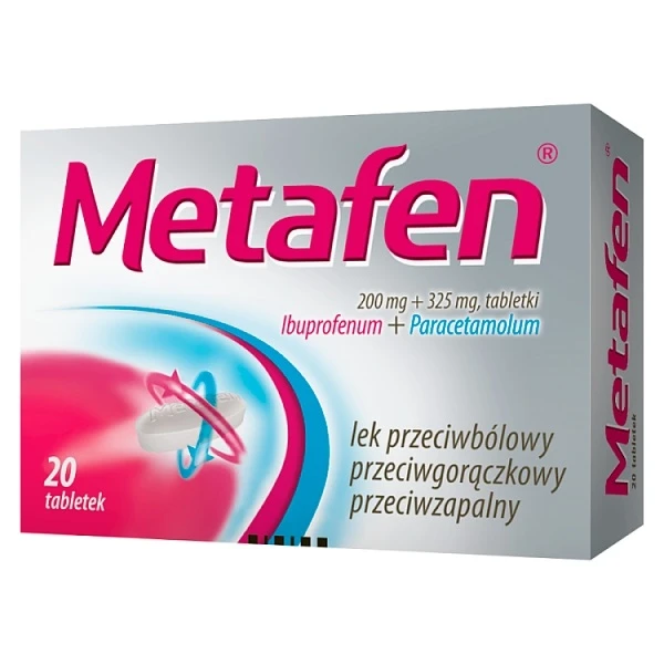 Metafen (200mg+325mg), 20 tabletek