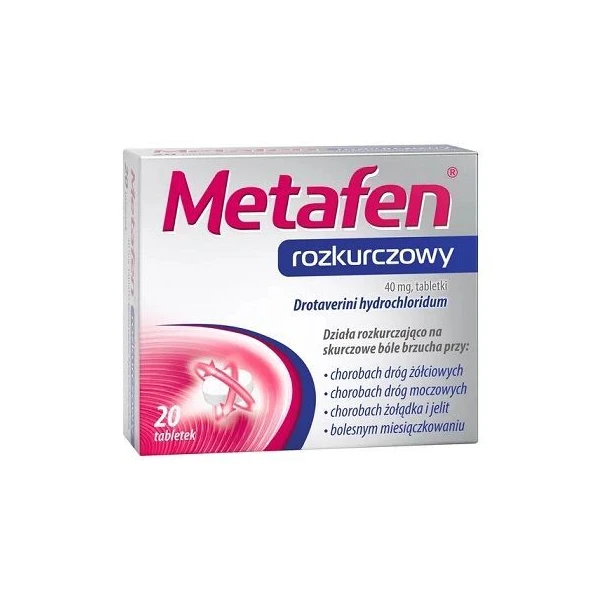 Metafen rozkurczowy 40mg, 20 tabletek