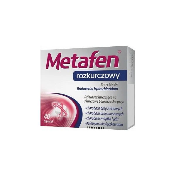 Metafen rozkurczowy 40mg, 40 tabletek
