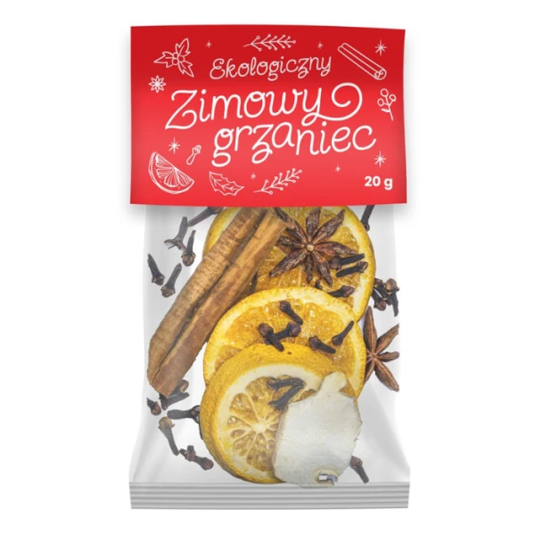 Zimowy grzaniec, mieszanka liofilizowana do herbaty i napojów, 20g
