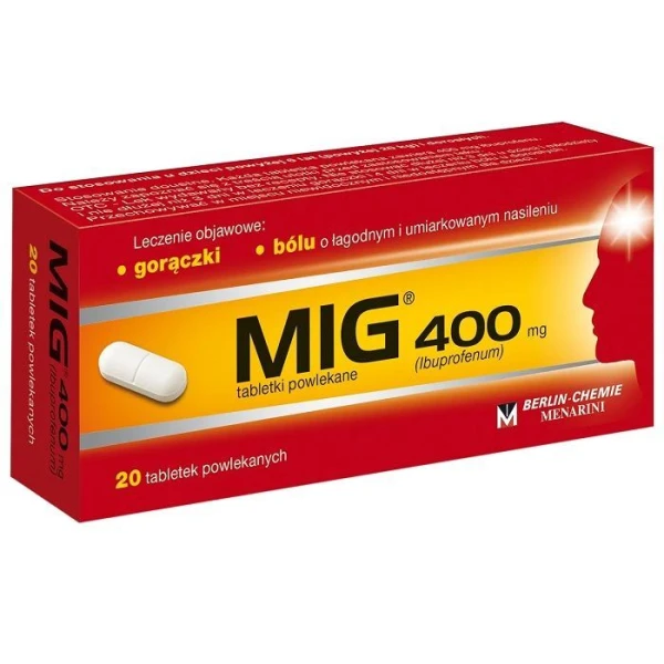 MIG 400mg, 20 tabletek