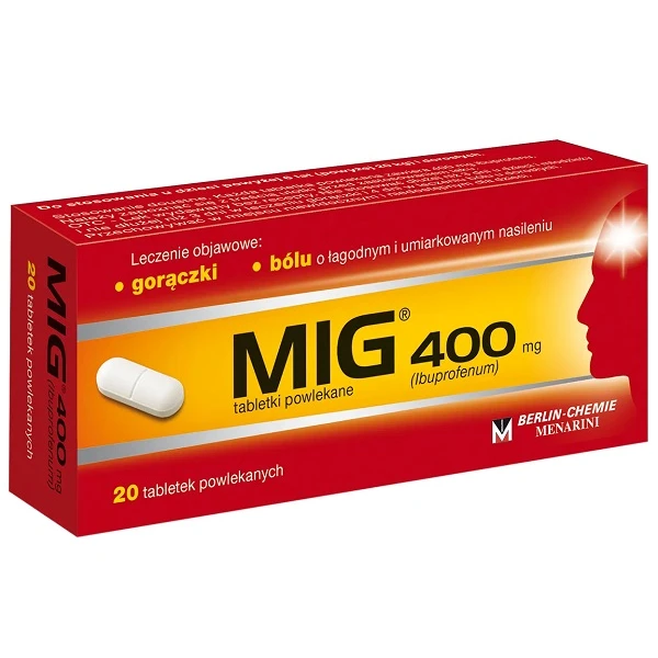 MIG 400mg, 20 tabletek