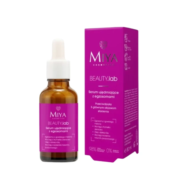 Miya Cosmetics, BEAUTY.lab, serum ujędrniające z egzosomami, 30ml