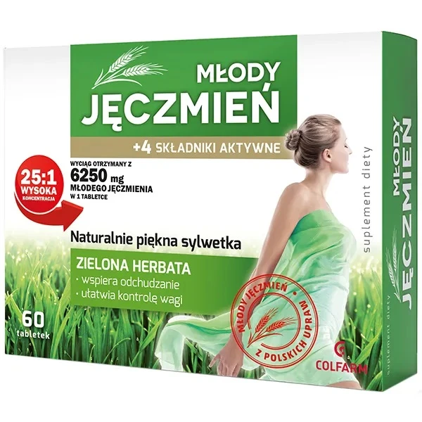 Młody Jęczmień, 60 tabletek