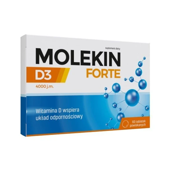 Molekin D3 Forte 4000 j.m., 60 tabletek