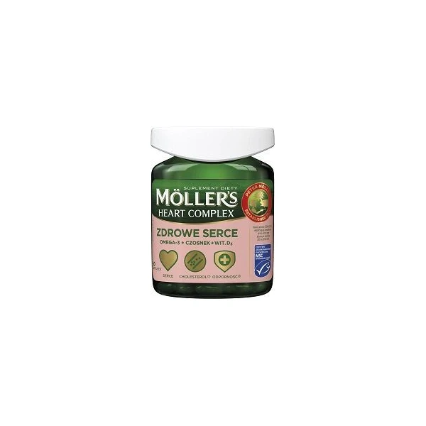 Mollers Heart Complex, Zdrowe Serce, 60 kapsułek