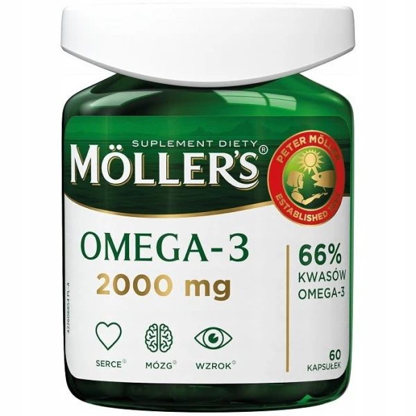 Mollers Omega-3 2000mg, 60 kapsułek