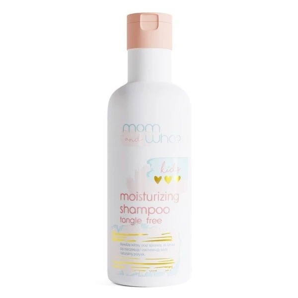 Mom and Who Kids, nawilżający szampon zapobiegający plątaniu się włosów, 250ml