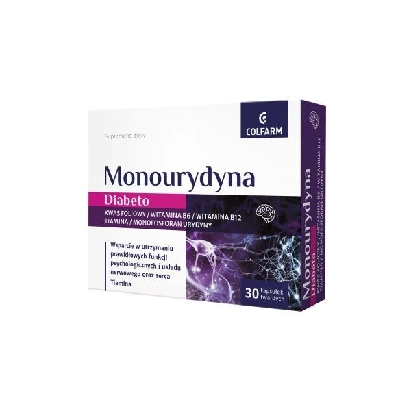 Monourydyna Diabeto, 30 kapsułek