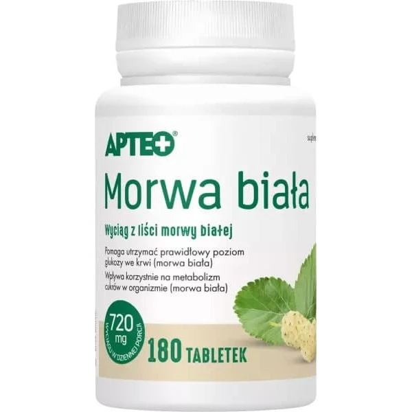 Morwa biała, Apteo, 180 tabletek