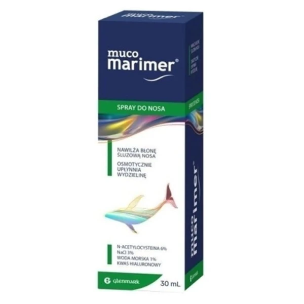Muco Marimer, spray do nosa nawilżający błonę śluzową, 30ml