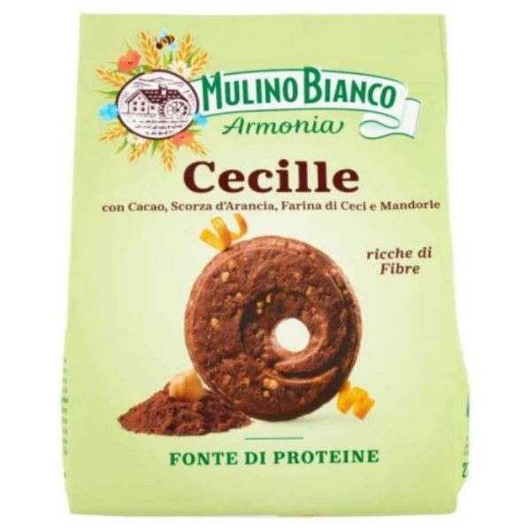 Mulino Bianco Armonia, Cecille, włoskie ciasteczka kakaowe, 270g