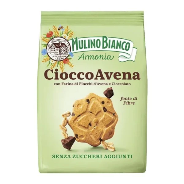 Mulino Bianco Armonia, CioccoAvena, włoskie kruche ciasteczka owsiane z kawałkami czekolady, 270g