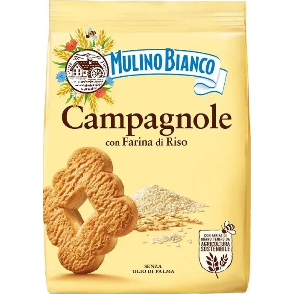 Mulino Bianco, Campagnole, ciasteczka kruche z mąki ryżowej, 700g