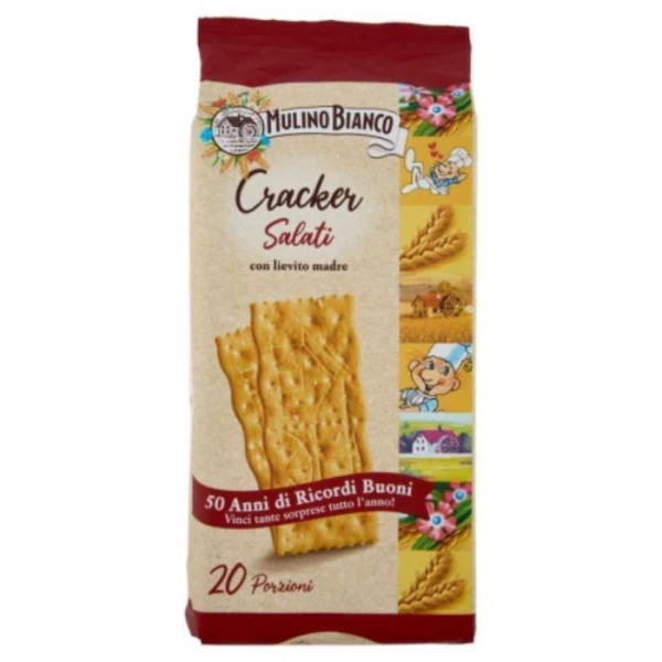 Mulino Bianco, Cracker Salati, włoskie słone krakersy, 500g