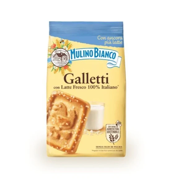 Mulino Bianco, Galletti, kruche ciasteczka z cukrem, 350g