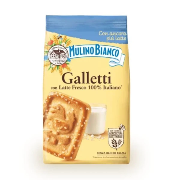 Mulino Bianco, Galletti, kruche ciasteczka z cukrem, 800g