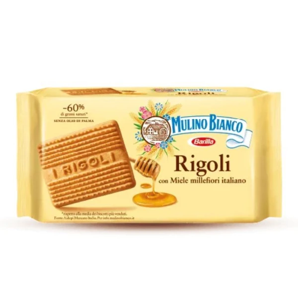 [DATA - 2026-09-11] Mulino Bianco, Rigoli, kruche ciasteczka z miodem, 400g