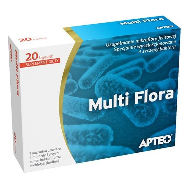 Multi Flora, Apteo, 20 kapsułek