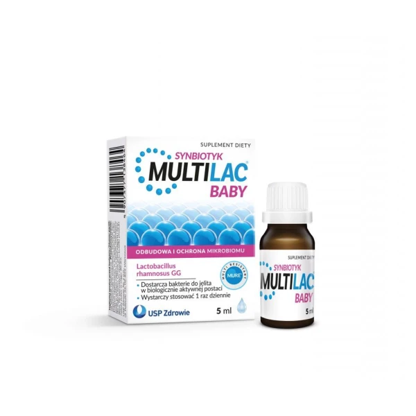 Multilac Baby Synbiotyk, krople, 5ml