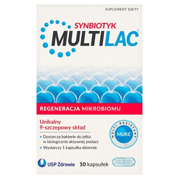 Multilac Synbiotyk, 10 kapsułek