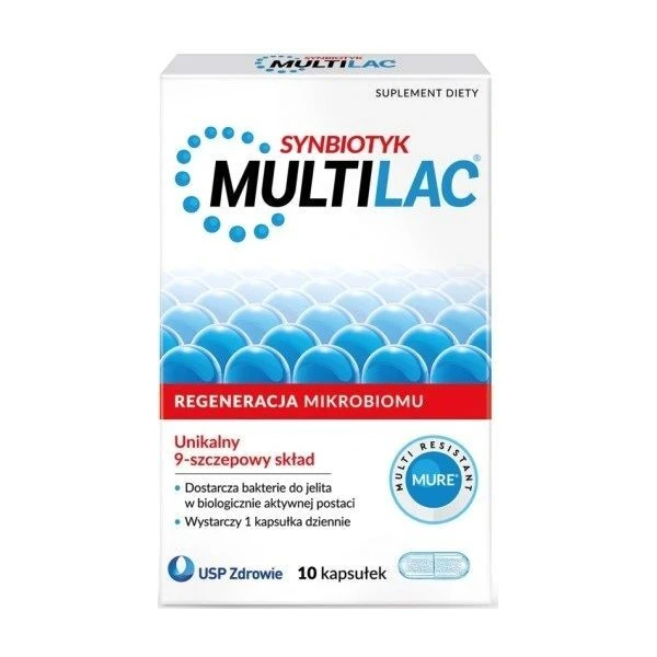 Multilac Synbiotyk, 10 kapsułek