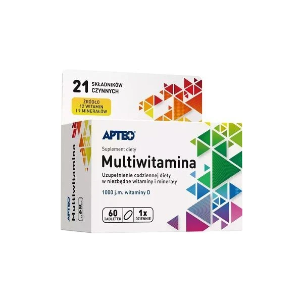 Multiwitamina, Apteo, 60 tabletek
