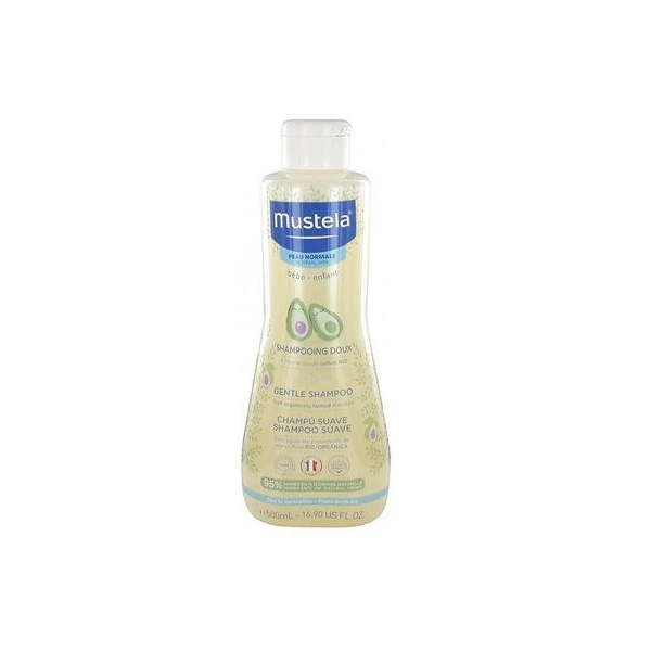 Mustela Bebe Enfant, delikatny szampon z awokado, od 1 dnia życia, 500ml