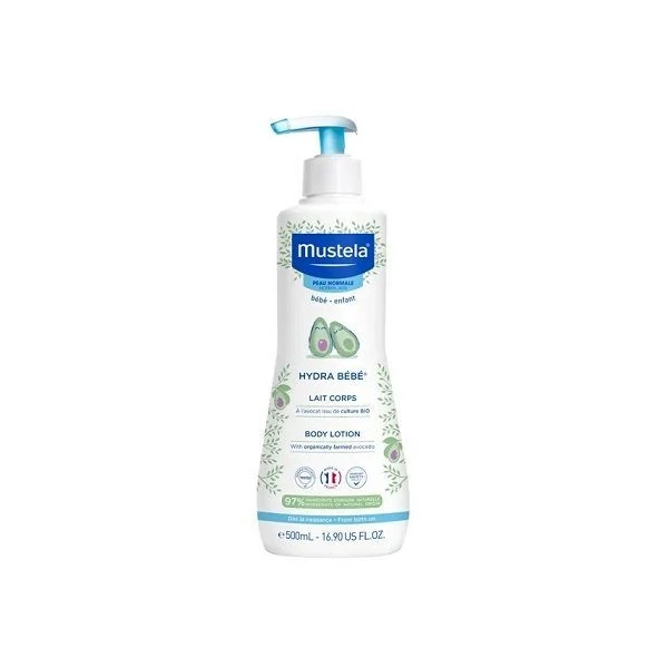 Mustela Bebe Enfant, mleczko do ciała z organicznym awokado, od urodzenia, 500ml