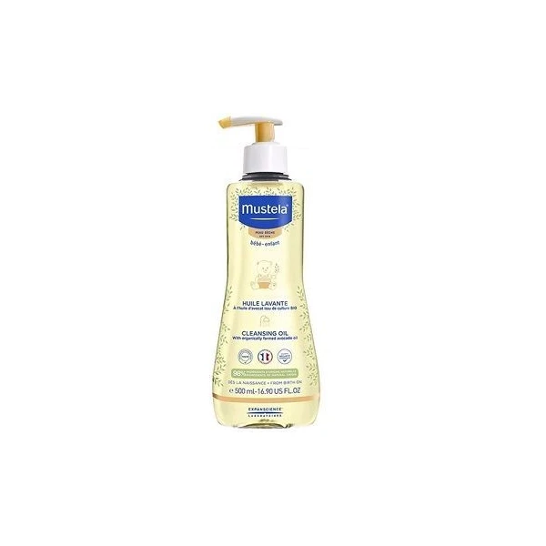 Mustela Bebe Enfant, olejek myjący do skóry suchej, od urodzenia, 500ml