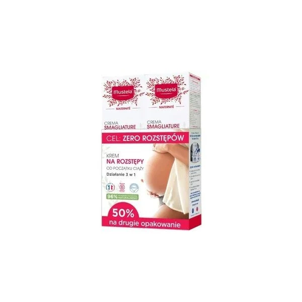 Mustela Maternite, krem na rozstępy 3w1, 2x250ml